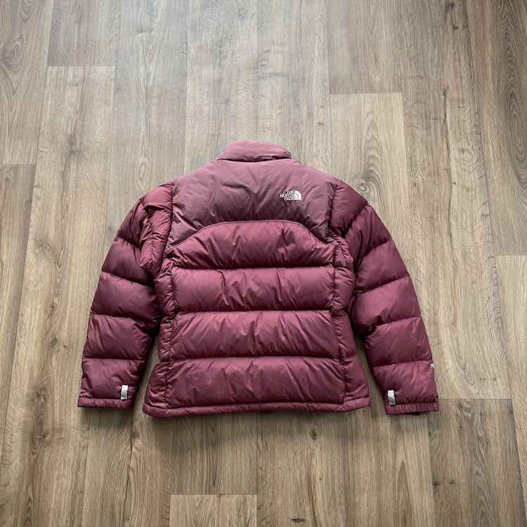 North Face 700 Maroon Puffer Jacket image 7
